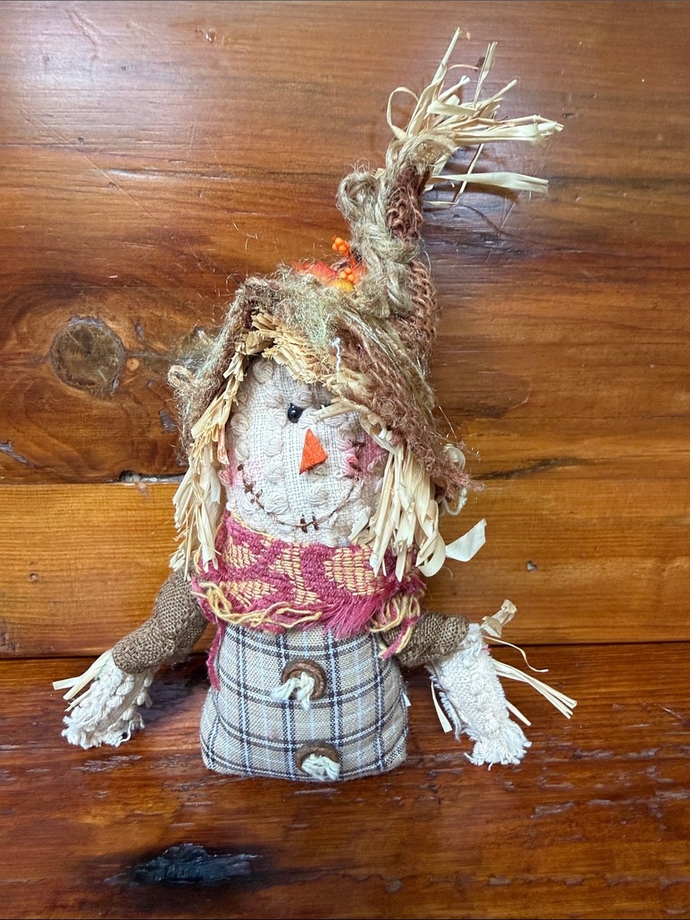🍂 Little Autumn Scarecrow Hanger or Shelf Sitter